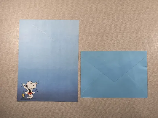 Papel de carta do Snoopy 76