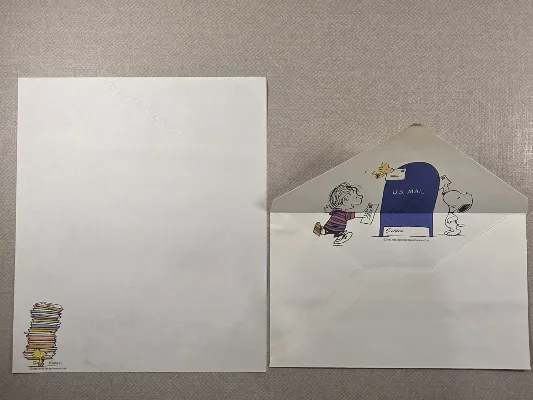 Papel de carta do Snoopy 77