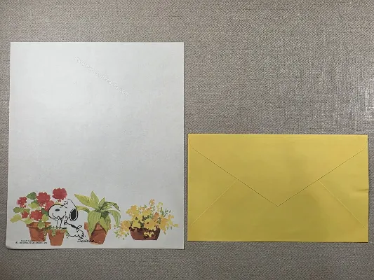 Papel de carta do Snoopy 78