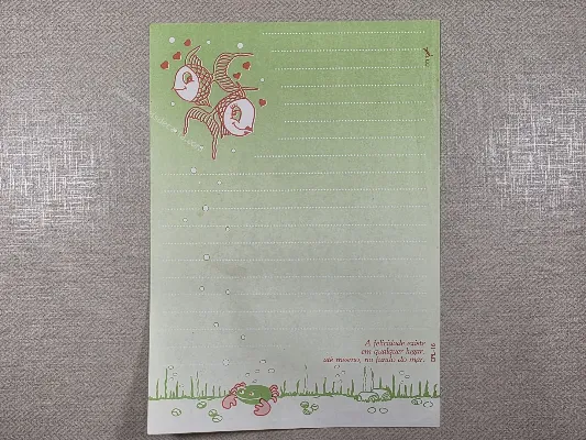 Papel de carta antigo - Coleção CPL - 16
