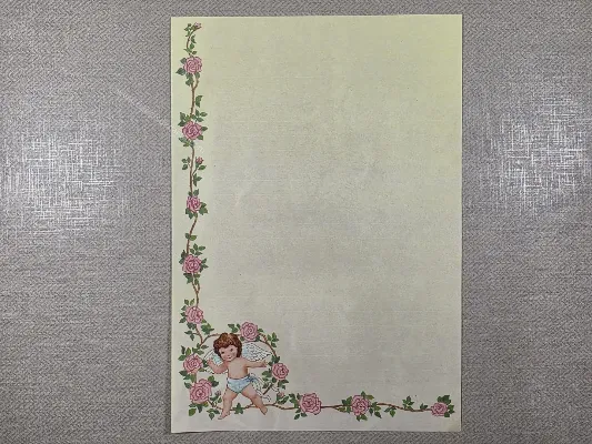 Papel de carta anjos - 10
