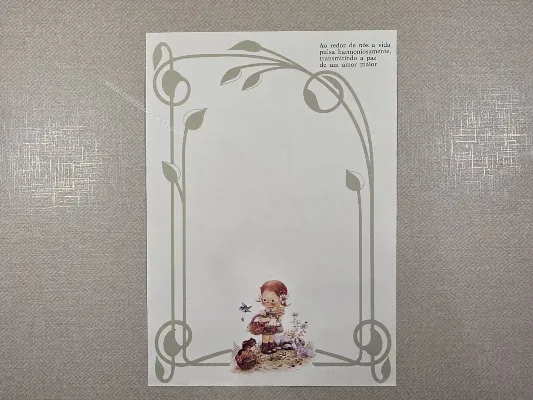Papel de carta antigo - Coleção Giordano - 11