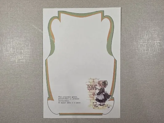 Papel de carta antigo - Coleção Giordano - 11