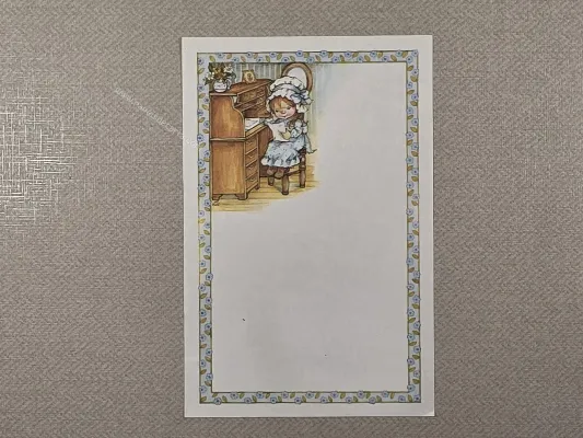 Papel de carta Menininhas - 2613