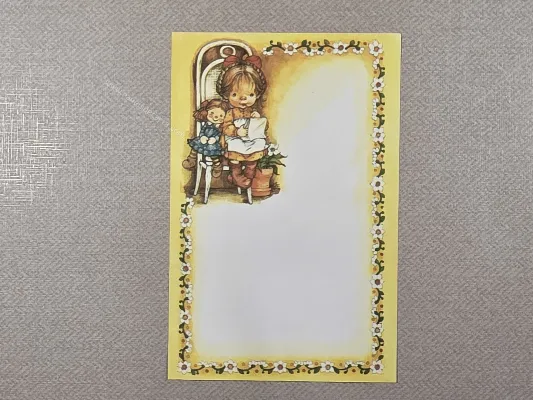 Papel de carta Menininhas - 2614