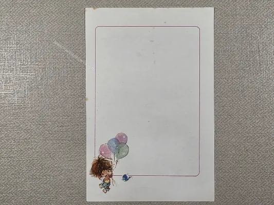 Papel de carta Menininhas - 2615