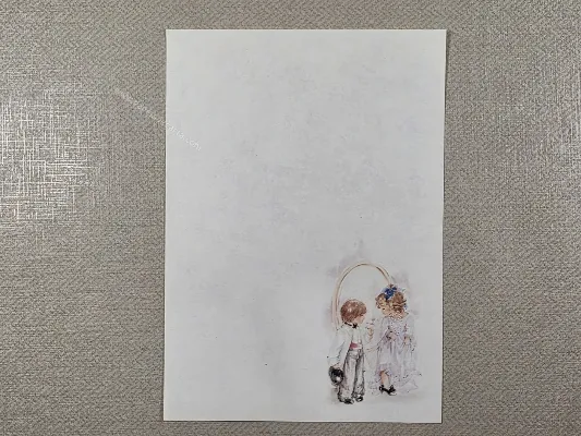 Papel de carta Menininhas - 2617