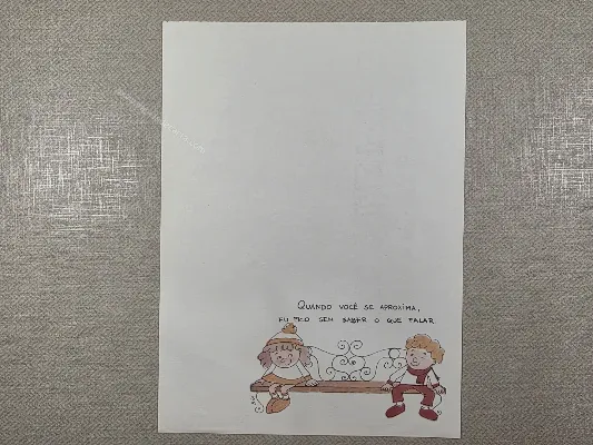 Papel de carta Menininhas - 2620