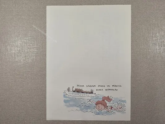 Papel de carta Menininhas - 2621