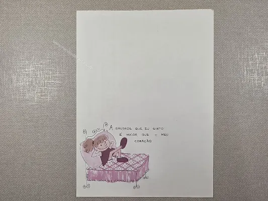 Papel de carta Menininhas - 2622