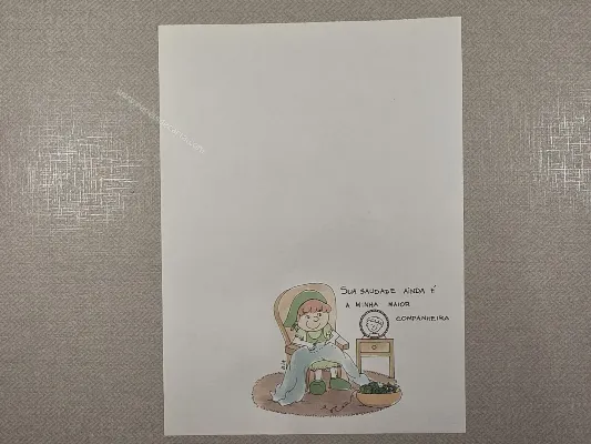 Papel de carta Menininhas - 2623