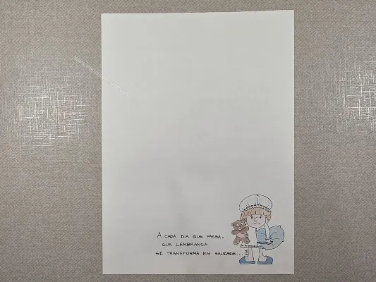Papel de carta Menininhas - 2624