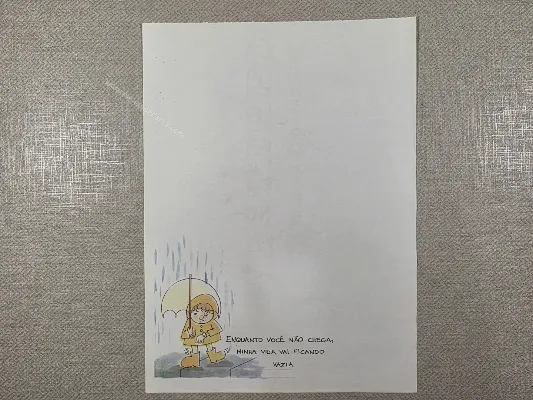 Papel de carta Menininhas - 2625