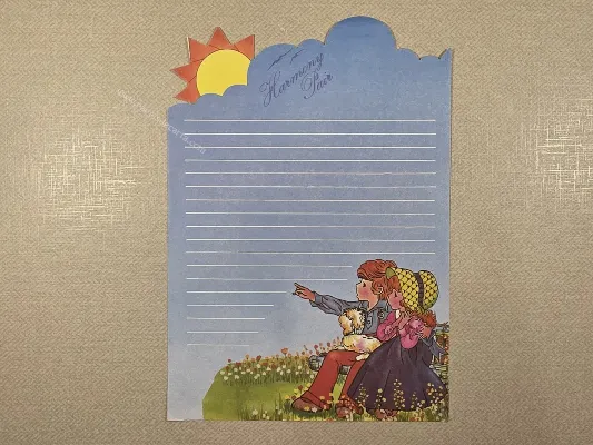 Papel de carta Menininhas - 2634