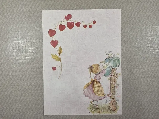 Papel de carta Menininhas - 2637