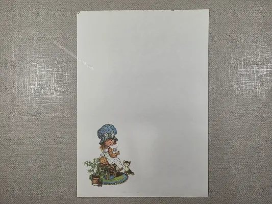 Papel de carta Menininhas - 2640