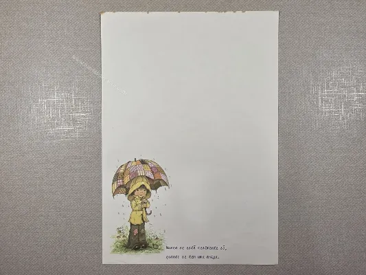 Papel de carta Menininhas - 2641