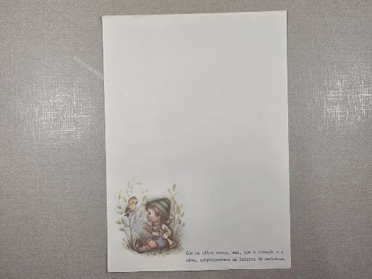 Papel de carta Menininhas - 2645