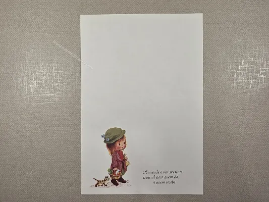 Papel de carta Menininhas - 2652