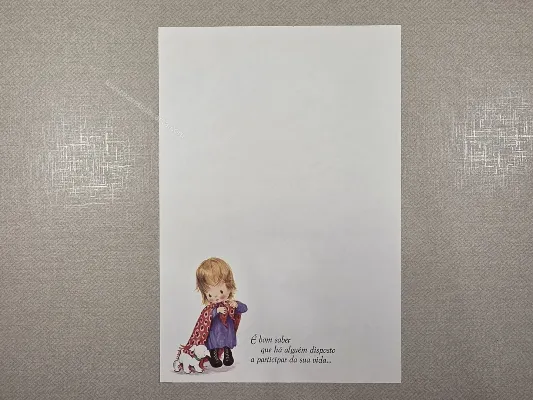 Papel de carta Menininhas - 2656