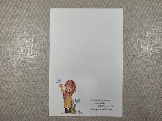 Papel de carta Menininhas - 2658