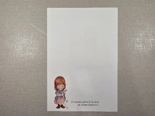 Papel de carta Menininhas - 2659