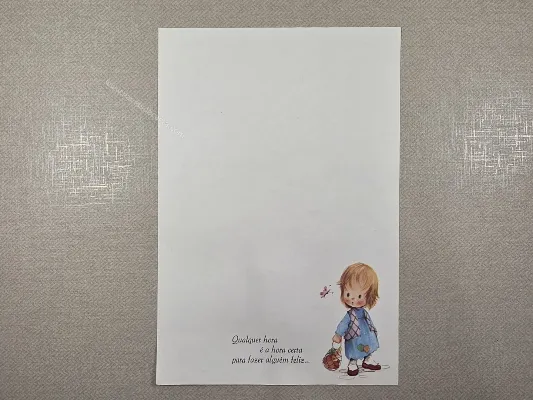 Papel de carta Menininhas - 2660