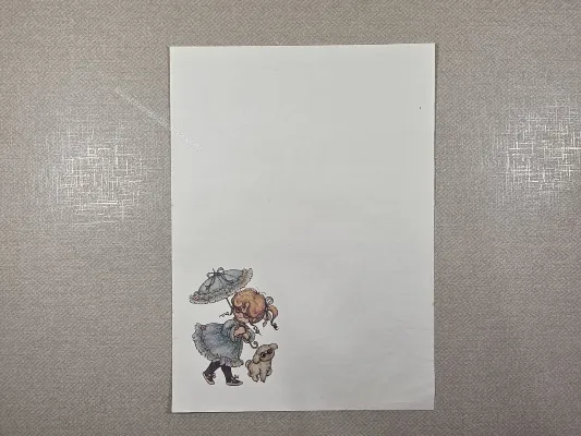 Papel de carta Menininhas - 2661