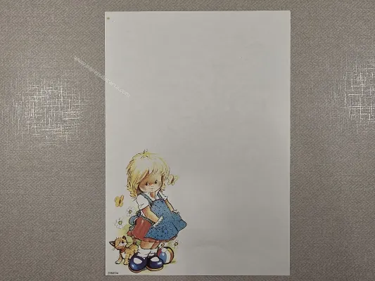 Papel de carta Menininhas - 2664