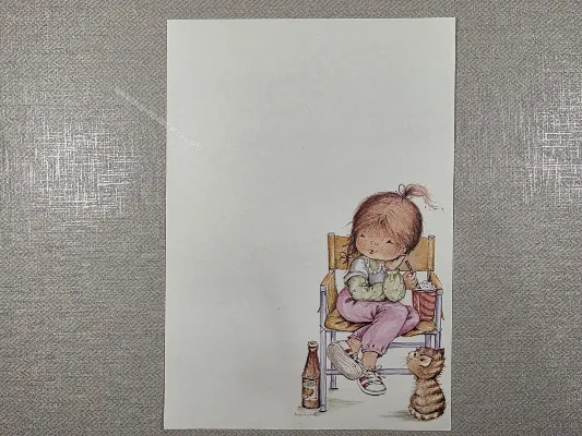 Papel de carta Menininhas - 2675