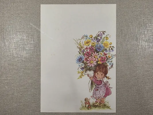 Papel de carta Menininhas - 2676