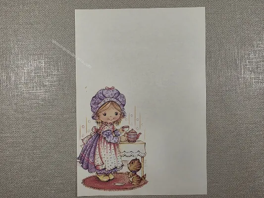 Papel de carta Menininhas - 2680