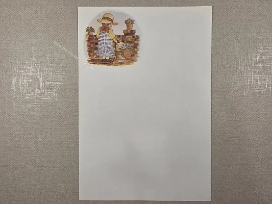 Papel de carta Menininhas - 2695