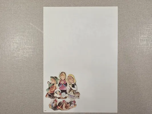 Papel de carta Menininhas - 2697