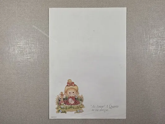 Papel de carta Menininhas - 2700