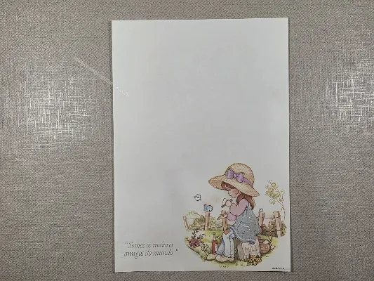 Papel de carta Menininhas - 2701