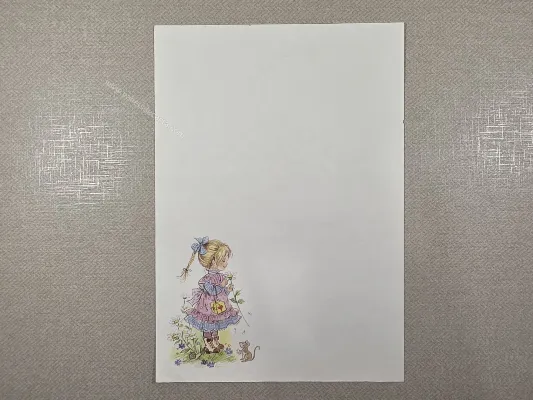 Papel de carta Menininhas - 2702