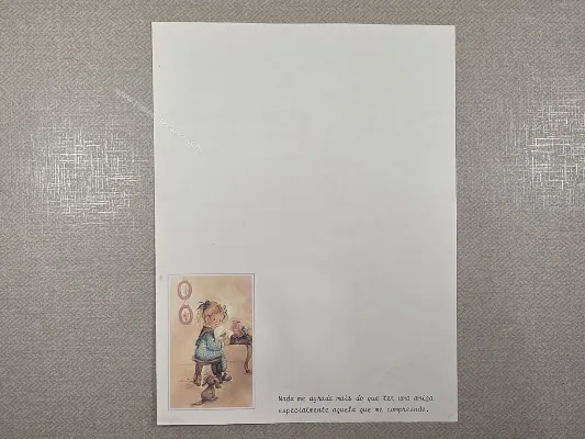 Papel de carta Menininhas - 2704