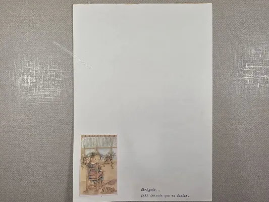 Papel de carta Menininhas - 2705