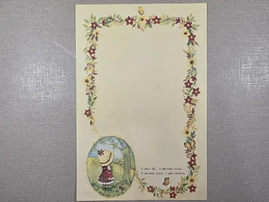 Papel de carta Menininhas - 2709