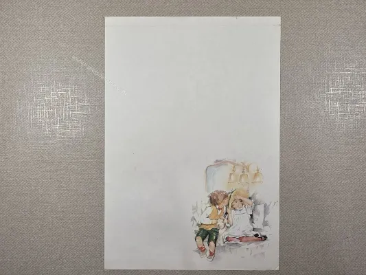 Papel de carta Menininhas - 2710