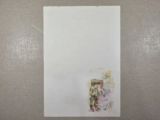 Papel de carta Menininhas - 2711