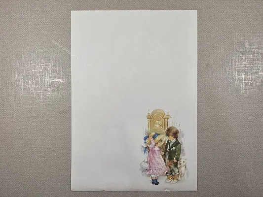 Papel de carta Menininhas - 2713