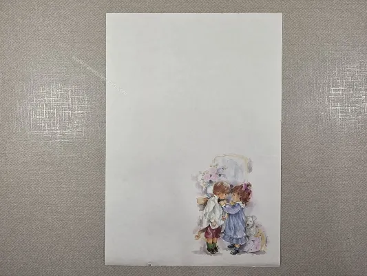 Papel de carta Menininhas - 2714