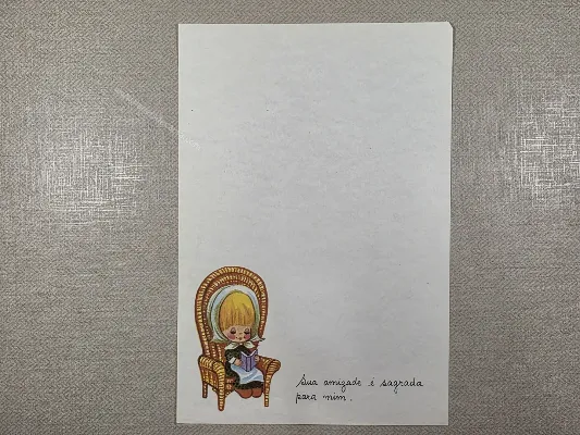 Papel de carta Menininhas - 2717