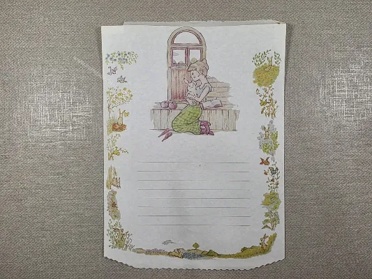 Papel de carta Menininhas - 2725