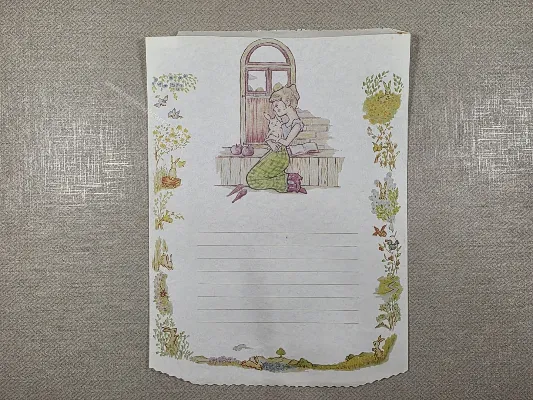 Papel de carta Menininhas - 2726