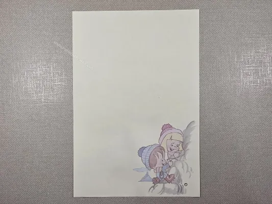 Papel de carta Menininhas - 2729