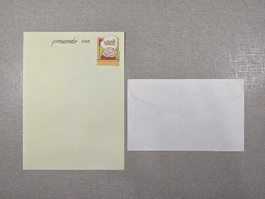 Conjunto de papel de carta antigo - 1005