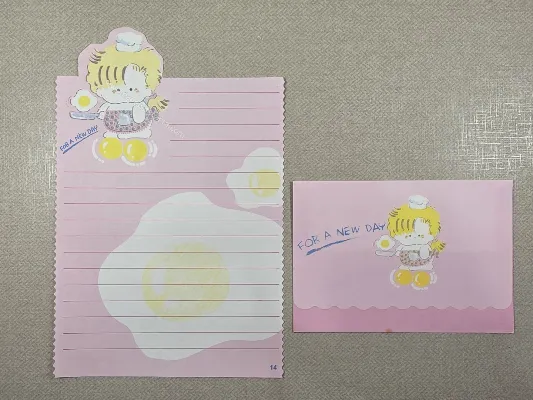 Conjunto de papel de carta antigo - 1009